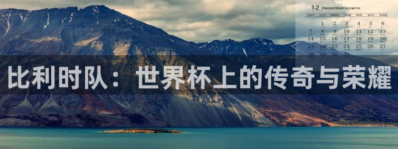 足球世界杯：比利时队：世界杯上的传奇与荣耀